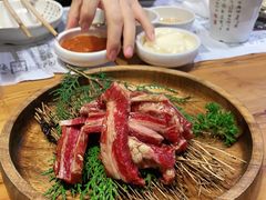 -草家酱蟹炭火烤肉店(珲春南路一店)
