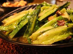 豆豉鲮鱼油麦菜-潮十三潮汕砂锅粥(高新四路大都荟店)