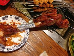 烤羊腿-柿子树炭烤羊腿(金台路店)