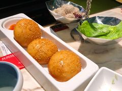 香煎牛肉饼-左庭右院鲜牛肉火锅(龙湖杭州滨江天街店)
