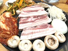 烤五花肉-24 新村雪浓汤(长白山烤肉店)
