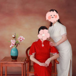 -时光纪亲子全家福照相馆(静安店母女写真父母纪念照)