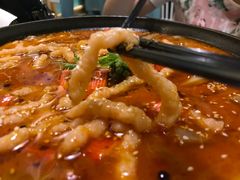 自制泡菜虾滑汤锅-付掌柜在成都·热炒砂锅集(金禾店)