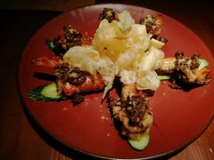 鸡纵菌乳扇芦笋炒虾-花马天堂云南餐厅 Lost Heaven(外滩店)