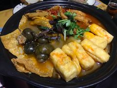 老表记鸳鸯螺丝鸭脚煲-老表记广西宵夜螺蛳鸭脚煲(西大店)