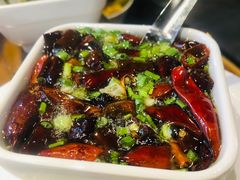 现炸辣椒油-古铜老院铜锅涮肉·清真(双井店)