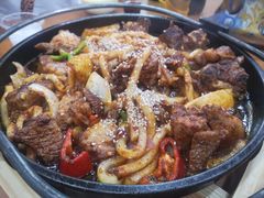 炕锅羊排-夏都地标马一刀烤肉美食城