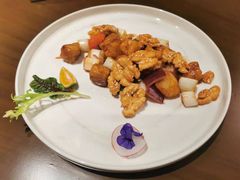 琥珀鹅肝鳕鱼粒-南宁万丽酒店-万丽轩中餐厅