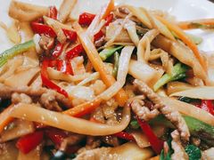 牛肉炒自家腌笋-大唐靓汤江门私房菜(景田店)