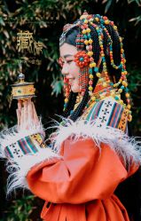 -后宫·古装汉服京剧儿童亲子全家福摄影