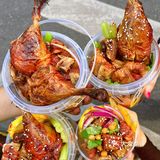 这个点想不想吃刚刚烤出来马路边边的冒烤鸭🦆