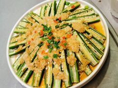 蒜蓉蒸秋葵-小土豆北方菜馆(方庄店)