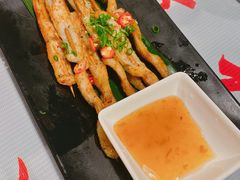炭烧猪颈肉串-辉记炭烧海鲜大排档·老字号(福田店)