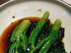 白灼广东芥兰-新旺茶餐厅·早餐·夜宵(仙霞店)
