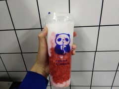 草莓西米露-茶百道(瑞安吾悦广场店)