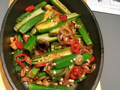 小炒秋葵-小大董·烤鸭(观景餐厅·南京西路店)