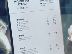 菜单-MQ COFFEE STAND明谦(新洲店)