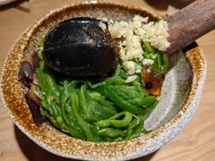 皮蛋青椒擂茄子-费大厨辣椒炒肉(皇庭广场店)