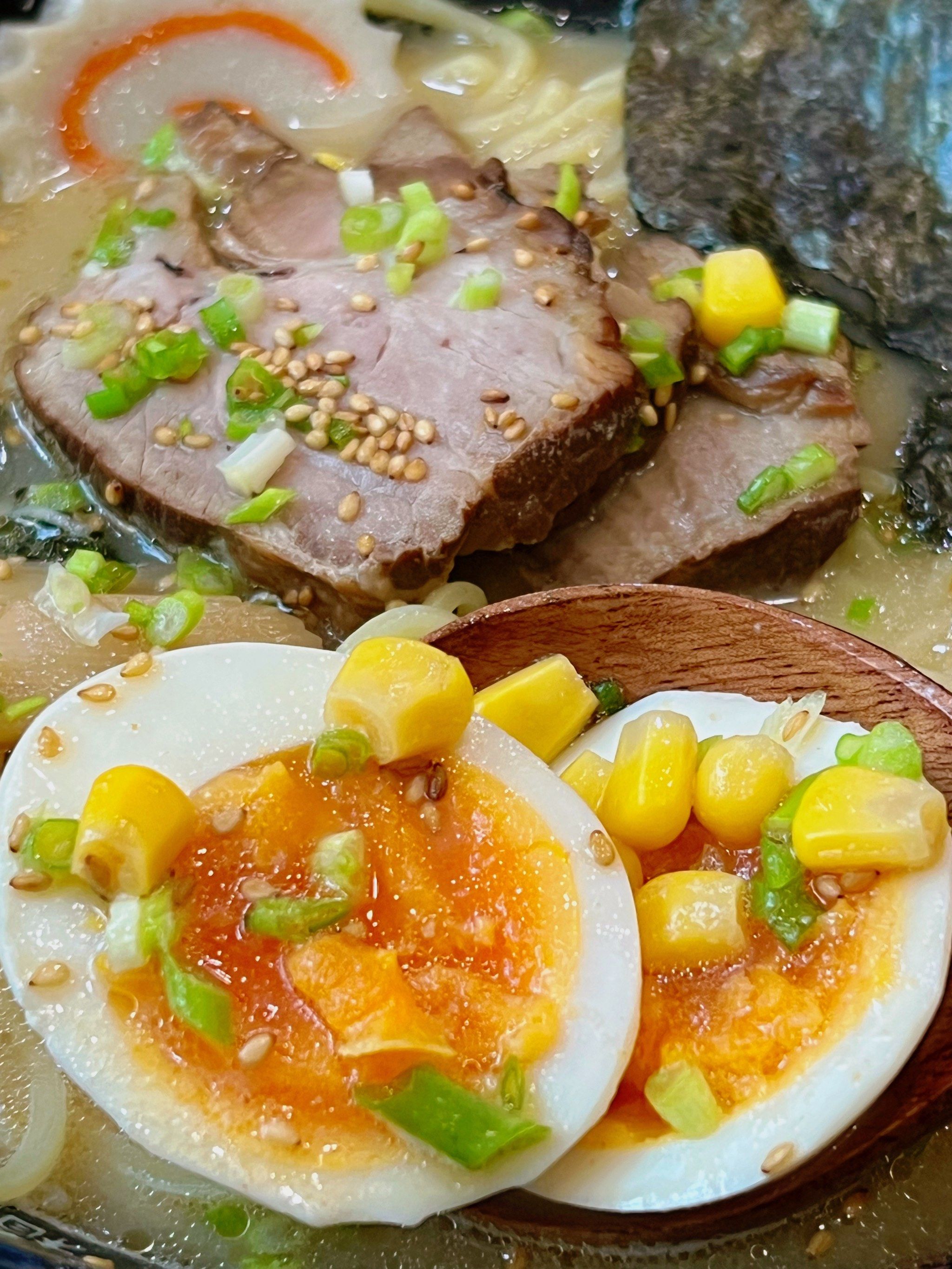 豚骨叉烧拉面77溏心蛋