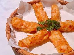 油条酿虾滑-马家斑.鲜鱼火锅(松湖万科店)
