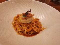 烟肉洋葱奶油意大利面-圣丰索菲特·法国餐厅