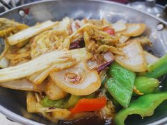 干锅娃娃菜-渔中舟海鲜大排档(普陀沈家门店)