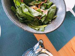 和风菠菜温泉蛋沙拉-美人鱼帆船海鲜餐厅(七星湾游艇会店)