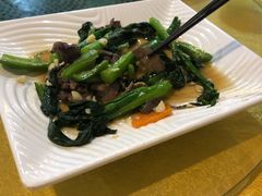 菜心炒鹅肾-烧鹅妹饭店