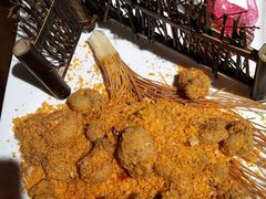 -东来菜馆•手抓海鲜家常菜•海鲜锅贴(鸽子窝店)