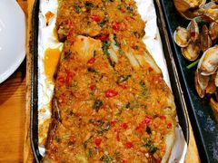 茄子-老东镇啤酒屋海鲜加工·蒸汽海鲜·海鲜烧烤(台东店)