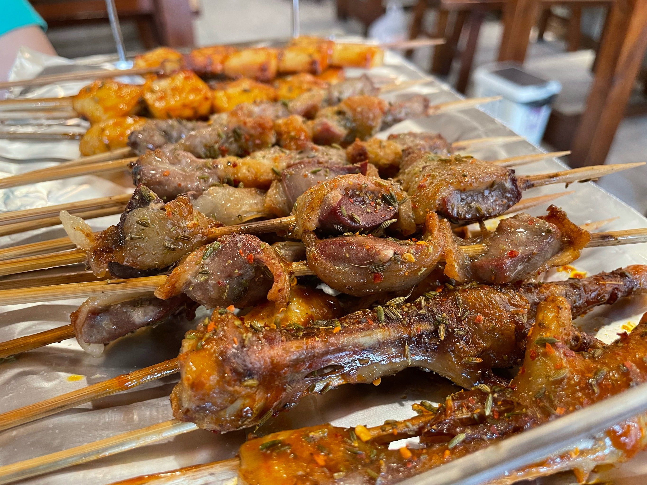 小树林烧烤串起美味的一天!