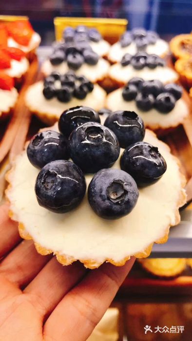 蓝莓舒芙蕾派