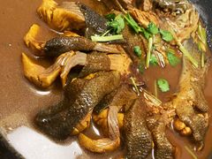炖虹鳟鱼-钰田大院·怀柔地道农家菜·烤虹鳟鱼(雁栖湖店)