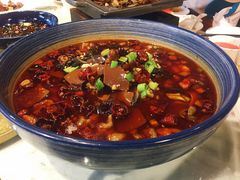 青椒毛血旺-北京老铺烤鸭(老城根店)