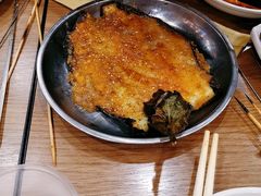 蒜泥茄子-宝记烧烤·碳锅羊肉·羊蝎子火锅·夜食社(文体路创始店)