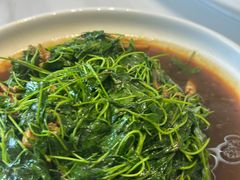 蚌肉金花菜-蟹天蟹地农家菜·阳澄湖大闸蟹(浅水湾店)