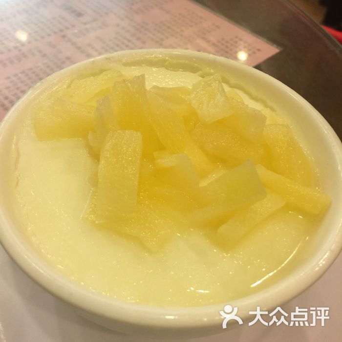 南信牛奶甜品专家菠萝双皮奶图片-北京面包甜点-大众点评网