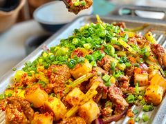 葱椒爆牛肉-绿茶餐厅(成都太古里店)