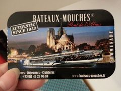 船票-Bateaux Mouches塞纳河游船