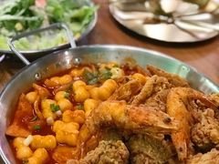必点炸鸡翅配年糕-HOTISLAND海鸡岛·韩国料理(江南西店)