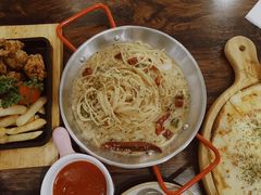 橄榄油蒜香意面-Kpasta韩式意大利面