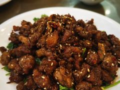孜然羊肉-京天红酒家(虎坊路店)