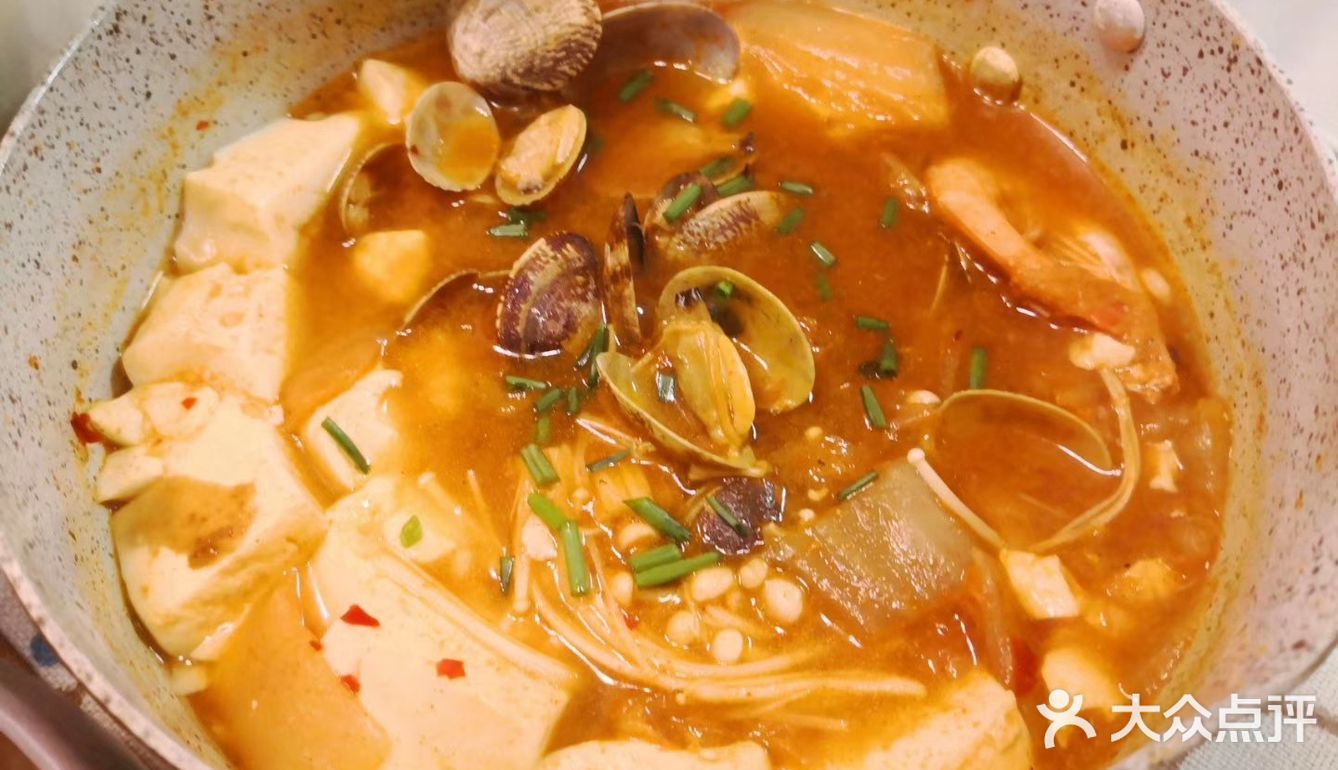 KOREA STYLE ｜来一锅泡菜海鲜豆腐汤吧🦐