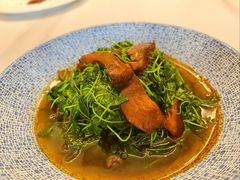 金花菜蚌肉-金典银峰老鹅馆·昆山菜(亭林公园店)