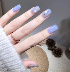 -孔雀手美甲美睫护理