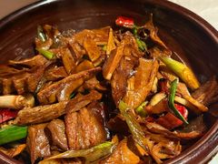 土猪腊肉炒笋干-龙人居·水煮鱼(五道口店)