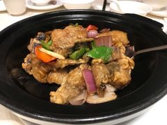 姜葱干迫鱼云煲-广东胜利宾馆西关粤中餐厅
