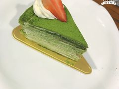 抹茶爱茉莉千层切角-树心旁千层蛋糕(国瑞购物中心店)