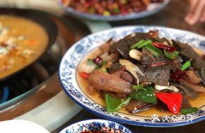 Preserved Pork with Tiao Fen Stir-fry