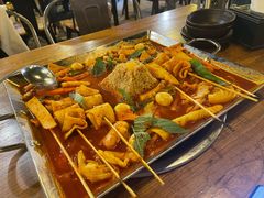 鱼饼火山炒年糕-包装马车·韩国料理·포장마차